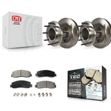 [Front] 2008-2010 Ford F-350 Super Duty RWD Premium OE Brake Rotors & Ceramic Pads Kit For Max Braking