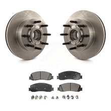 Load image into Gallery viewer, Front Disc Brake Rotor Hub &amp; Ceramic Pad Kit For Ford F-250 Super Duty F-350 RWD