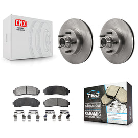 [Front] 2010-2011 Ford Ranger RWD Premium OE Brake Rotors & Ceramic Pads Kit For Max Braking