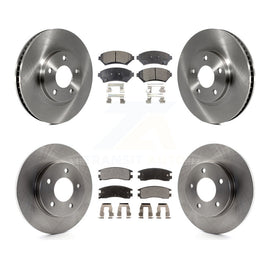Front Rear Brake Rotors & Ceramic Pad Kit For Cadillac DeVille Buick Park Avenue