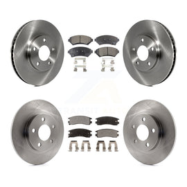 Front Rear Brake Rotors & Ceramic Pad Kit For Cadillac DeVille Buick Park Avenue