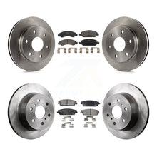 Load image into Gallery viewer, Front Rear Brake Rotor Ceramic Pad Kit For 2007 GMC Sierra 1500 Disc rear brakes