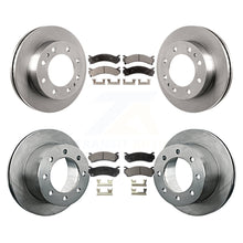 Charger l'image dans la galerie, Front Rear Disc Brake Rotors And Ceramic Pads Kit For GMC Sierra 3500 Classic