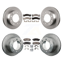 Charger l'image dans la galerie, Front Rear Brake Rotor &amp; Ceramic Pad Kit For Chevrolet Silverado 3500 GMC Sierra