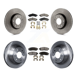 Front Rear Brake Rotor & Ceramic Pad Kit For Chevrolet Trailblazer GMC EXT Envoy