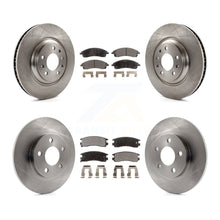 Charger l&#39;image dans la galerie, [Front+Rear] 2004 Pontiac Bonneville GXP Premium OE Brake Rotors &amp; Ceramic Pads Kit For Max Braking