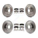 [Front+Rear] 2004 Pontiac Bonneville GXP Premium OE Brake Rotors & Ceramic Pads Kit For Max Braking