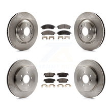 Load image into Gallery viewer, Front Rear Disc Brake Rotors And Ceramic Pad Kit For 2006-2007 Cadillac CTS Base
