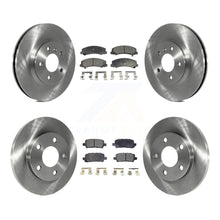 Charger l'image dans la galerie, Front Rear Disc Brake Rotors And Ceramic Pads Kit For Chevrolet Impala Limited