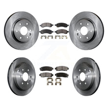 Charger l'image dans la galerie, Front Rear Brake Rotor &amp; Ceramic Pad Kit For Chevrolet Traverse GMC Acadia Buick