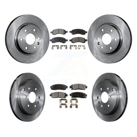 Front Rear Brake Rotor & Ceramic Pad Kit For Chevrolet Traverse GMC Acadia Buick