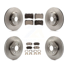 Charger l'image dans la galerie, Front Rear Disc Brake Rotors And Ceramic Pads Kit For Cadillac XTS