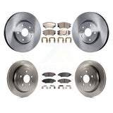 [Front+Rear] 2010-2015 Chevrolet Camaro LT LS Premium OE Brake Rotors & Ceramic Pads Kit For Max Braking