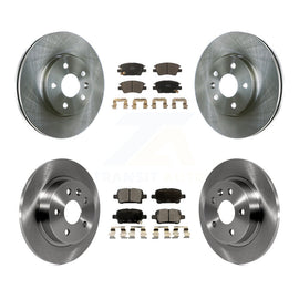 Front Rear Disc Brake Rotors And Ceramic Pads Kit For Chevrolet Cruze