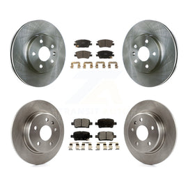 Front Rear Disc Brake Rotor Ceramic Pad Kit For Chevrolet Cruze Volt Bolt EV EUV