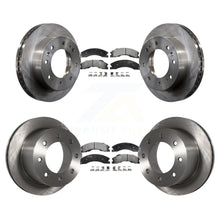 Charger l'image dans la galerie, Front Rear Disc Brake Rotors Ceramic Pad Kit For Chevrolet Silverado 3500 HD GMC