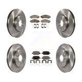 Front Rear Brake Rotor & Ceramic Pad Kit For Chevrolet Traverse GMC Acadia Buick
