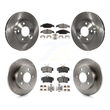 Charger l'image dans la galerie, Front Rear Disc Brake Rotors And Ceramic Pads Kit For Ford Mustang