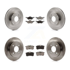 Front Rear Disc Brake Rotors And Ceramic Pads Kit For Ford Focus