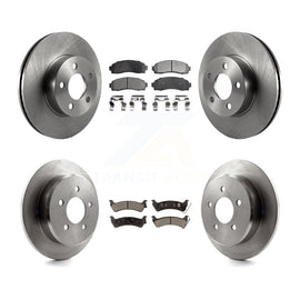 Front Rear Disc Brake Rotor And Ceramic Pad Kit For Ford Explorer Sport Trac 4WD