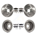 [Front+Rear] 2003-2011 Lincoln Town Car Sedan Premium OE Brake Rotors & Ceramic Pads Kit For Max Braking