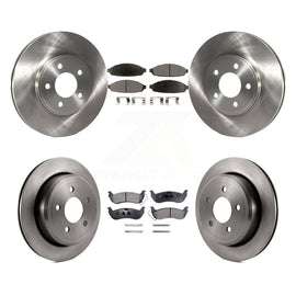 Front Rear Brake Rotor And Ceramic Pad Kit For Ford Crown Victoria Mercury Grand