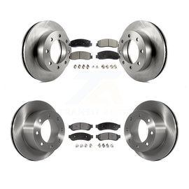 [Front+Rear] 2008-2009 Ford F-250 Super Duty 4WD Premium OE Brake Rotors & Ceramic Pads Kit For Max Braking