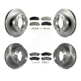 [Front+Rear] 2008-2009 Ford F-250 Super Duty 4WD Premium OE Brake Rotors & Ceramic Pads Kit For Max Braking