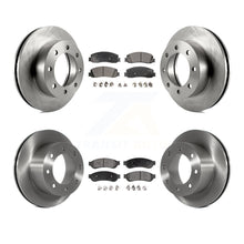 Charger l'image dans la galerie, Front Rear Disc Brake Rotors Ceramic Pad Kit For Ford F-250 Super Duty F-350 4WD