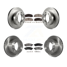 Load image into Gallery viewer, Front Rear Disc Brake Rotors Ceramic Pad Kit For Ford F-250 Super Duty F-350 4WD