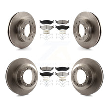 Load image into Gallery viewer, Front Rear Brake Rotor And Ceramic Pad Kit For Ford F-450 Super Duty F-550 CF500