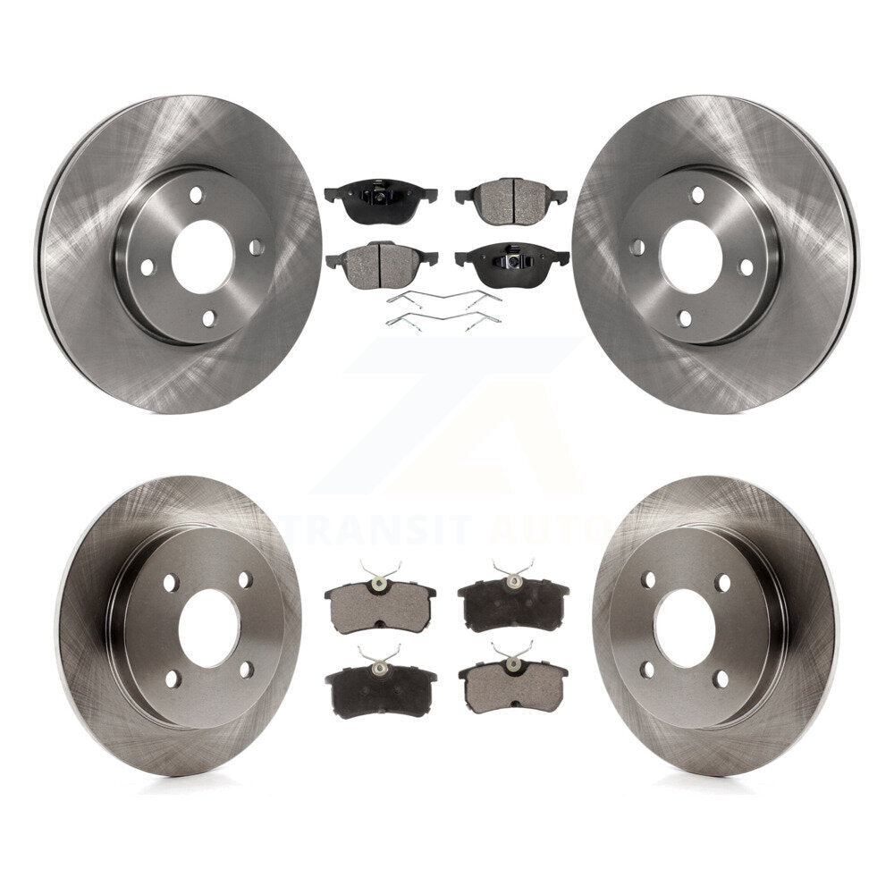Kit de plaquettes en céramique pour rotor de frein avant et arrière, pour freins arrière à disque Ford Focus 2005 – 2007 
