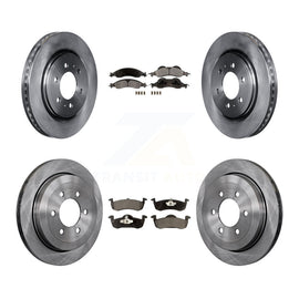 Front Rear Brake Rotor And Ceramic Pad Kit For Ford Expedition Lincoln Navigator