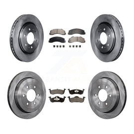 Front Rear Brake Rotor And Ceramic Pad Kit For Ford Expedition Lincoln Navigator