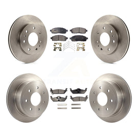 Kit de rotor de frein avant et arrière et plaquettes en céramique pour Ford F-150 2009 avec 7 roues à ergots 