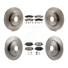 [Front+Rear] 2010-2012 Ford Taurus SHO Premium OE Brake Rotors & Ceramic Pads Kit For Max Braking