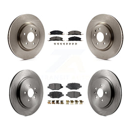 [Front+Rear] 2013 Ford Explorer Sport Premium OE Brake Rotors & Ceramic Pads Kit For Max Braking