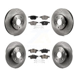 Front Rear Disc Brake Rotors And Ceramic Pads Kit For Ford Focus