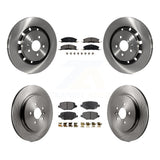 Front Rear Brake Rotors Ceramic Pad Kit For Ford Explorer Taurus Flex Police MKS