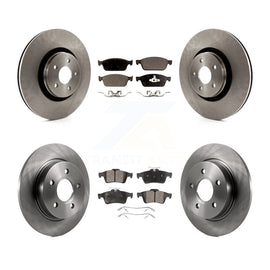 Kit de rotors de frein à disque avant et arrière et plaquettes en céramique pour Ford Focus ST 