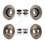 Front Rear Disc Brake Rotors And Ceramic Pads Kit For Lincoln MKC K8T-100984