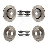 Front Rear Disc Brake Rotors And Ceramic Pads Kit For Ford Edge Lincoln Nautilus MKX K8T-100987