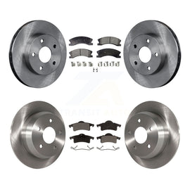 Front Rear Disc Brake Rotors And Ceramic Pads Kit For Jeep Grand Cherokee