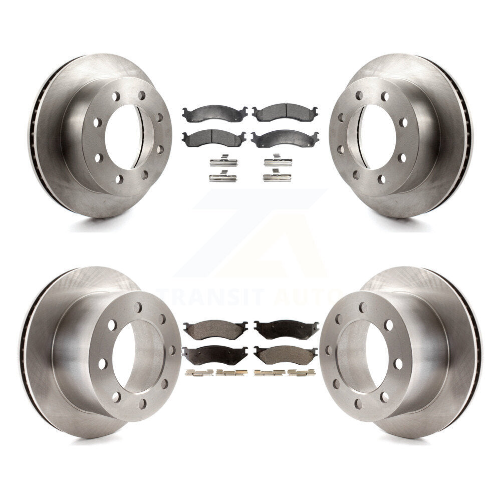 Rotors de frein à disque avant et arrière et Kit de plaquettes en céramique pour Dodge Ram 2001 2002 2500 3500 