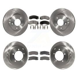 Rotor de frein à disque avant et arrière et Kit de plaquettes en céramique pour Mitsubishi Eclipse 3.0L 2000 