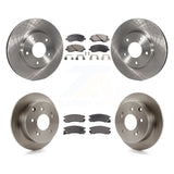 [Front+Rear] 2004-2006 Mitsubishi Galant 2.4L Premium OE Brake Rotors & Ceramic Pads Kit For Max Braking