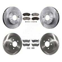 Charger l'image dans la galerie, Kit de rotors de frein à disque avant et arrière et plaquettes en céramique pour Jeep Liberty 2003-2007 