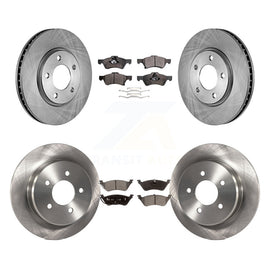 Front Rear Brake Rotor & Ceramic Pad Kit For Dodge Grand Caravan Chrysler Town