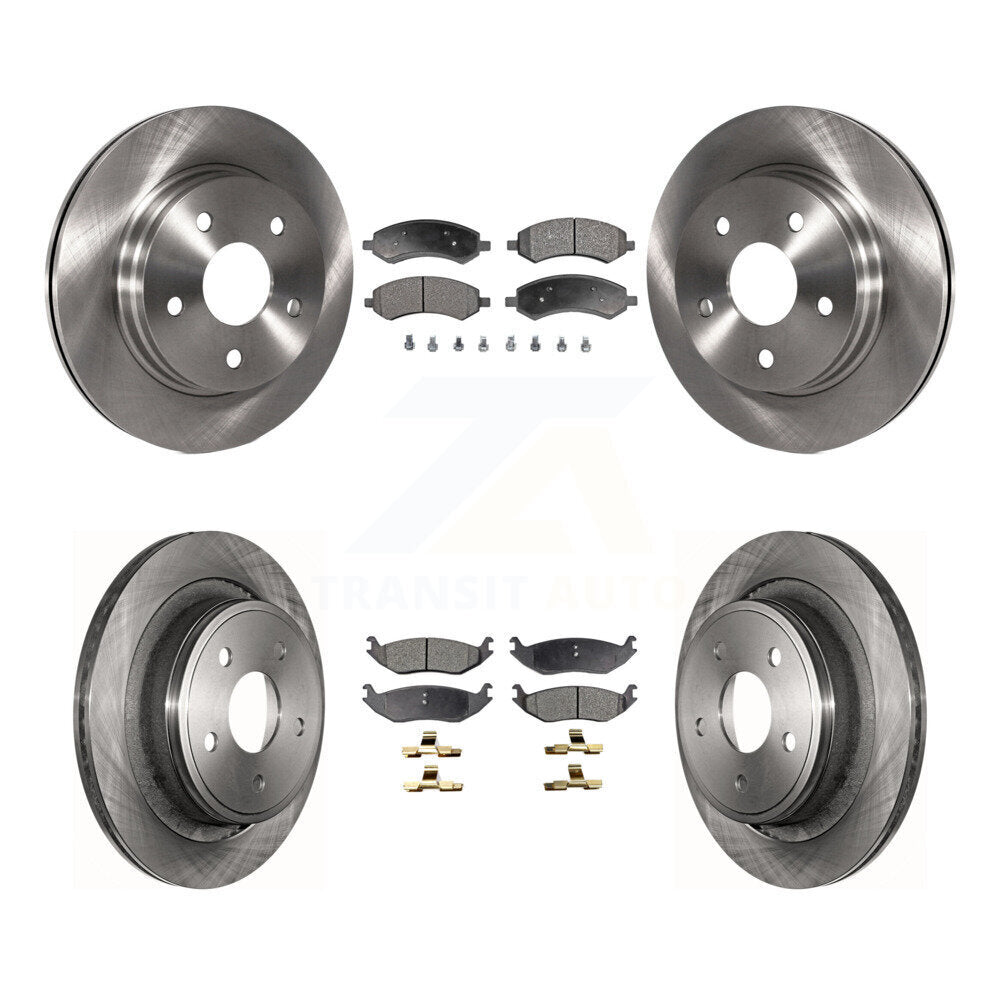 Kit de plaquettes de frein en céramique, Rotors avant et arrière, pour Ram 1500 Dodge Classic Durango Aspen 