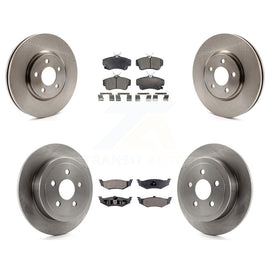 Front Rear Disc Brake Rotor Ceramic Pad Kit For Chrysler PT Cruiser Turbocharged